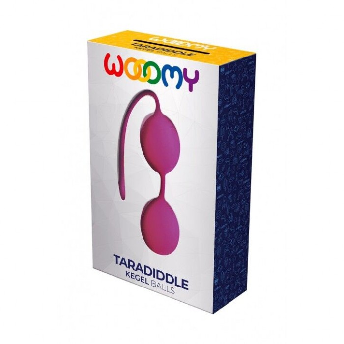 Вагінальні кульки Wooomy Taradiddle Magenta Kegel Ball