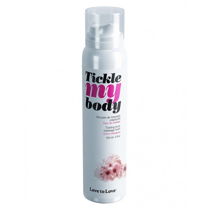 Массажная пена Love To Love TICKLE MY BODY Cherry Blossom (150 мл)