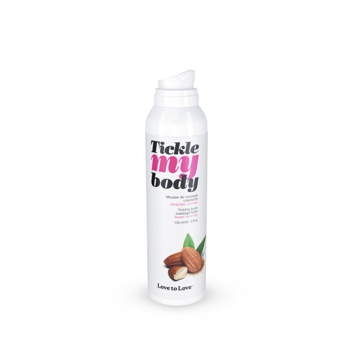 Массажная пена Love To Love TICKLE MY BODY SWEET ALMONDS (150 мл)