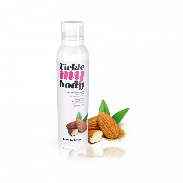 Массажная пена Love To Love TICKLE MY BODY SWEET ALMONDS (150 мл)