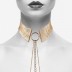 Прикраса Bijoux Indiscrets Desir Metallique Collar-Gold
