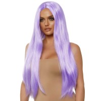 Эротический парик Leg Avenue Long straight center part wig lavender