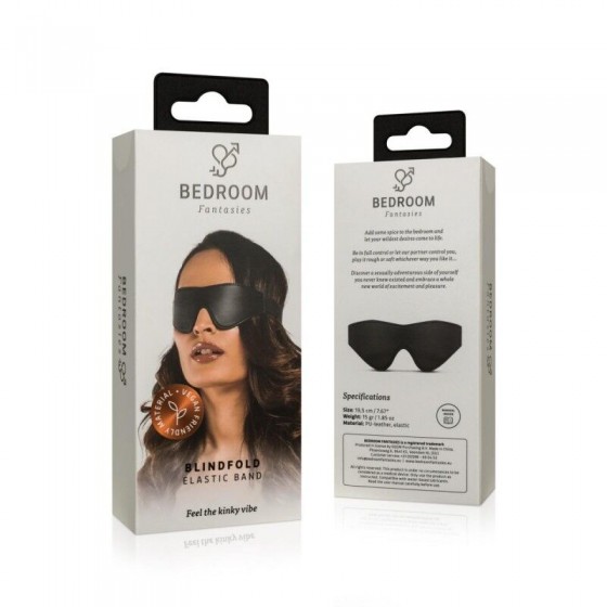 Эластическая маска Bedroom Fantasies Blindfold Elastic Band - Black