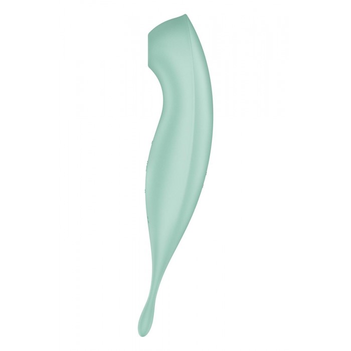 Смарт-вібратор для клітора з вакуумною стимуляцією Satisfyer Twirling Pro+, Зелений