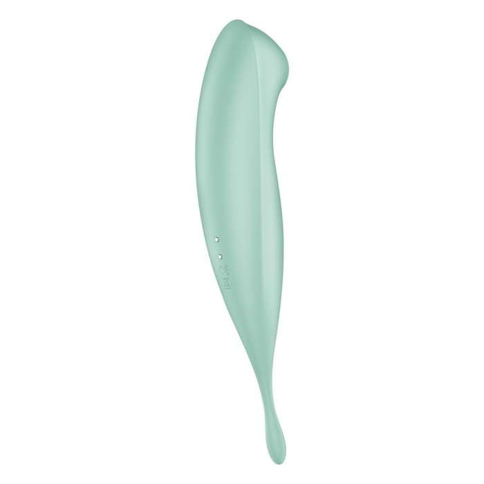 Смарт-вібратор для клітора з вакуумною стимуляцією Satisfyer Twirling Pro+, Зелений