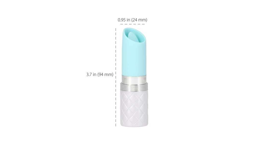 Вібратор Pillow Talk Lusty Luxurious Flickering Massager - Teal