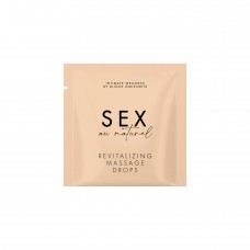 Пробник відновлювальних крапель для масажу Bijoux Indiscrets Sex au Naturel — Revitalizing Massage Drops (2 мл)