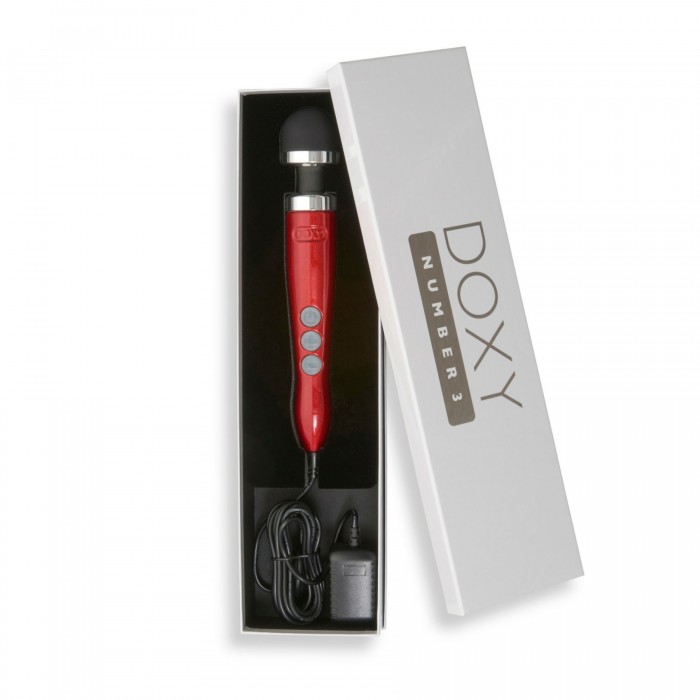 Вібромасажер DOXY Die Cast 3 Candy Red