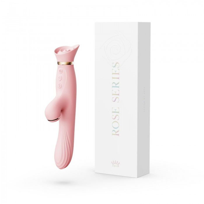 Вібратор Zalo-ROSE Vibrator Strawberry Pink
