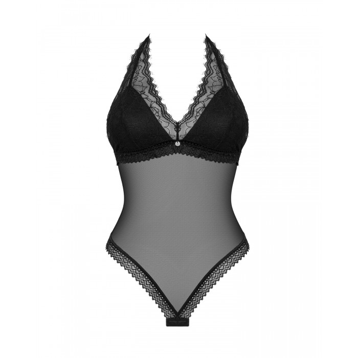 Эротическое боди Obsessive Medilla teddy, размер M/L, Черное
