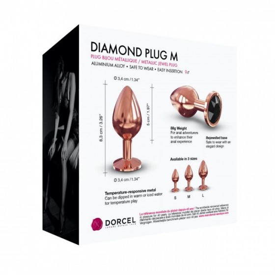 Анальна пробка Dorcel-DIAMOND PLUG M