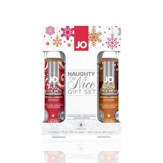 Набор System JO Naughty or Nice Gift Set - Candy Cane & Gingerbread (2 x 30 мл)