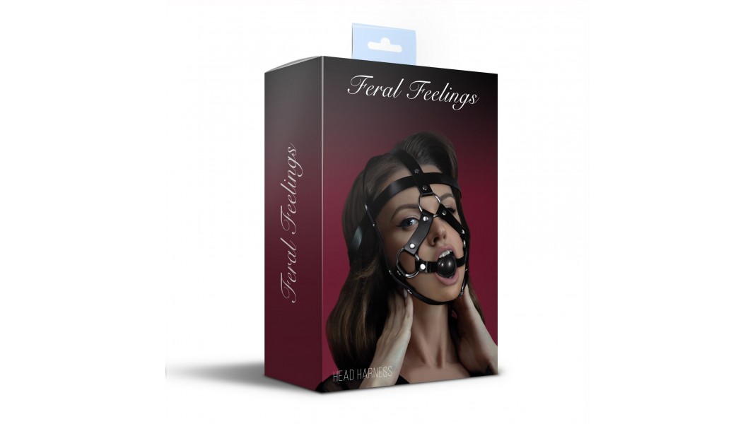 Маска збрую з кляпом Feral Feelings Head Harness
