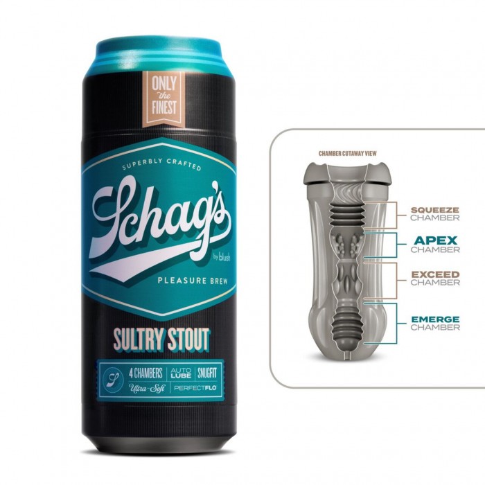 Мастурбатор нейтральний Schag's by Blush - Sultry Stout Masturbator - Frosted