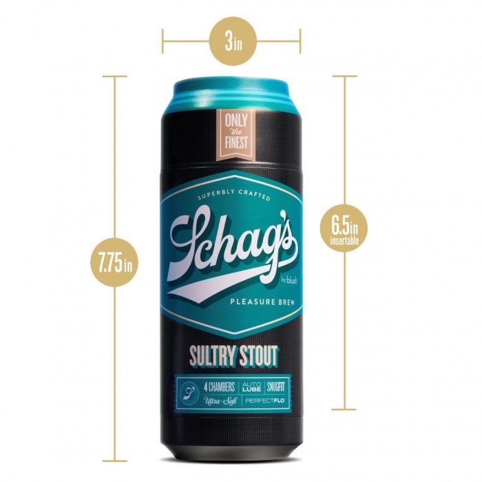 Мастурбатор нейтральний Schag's by Blush - Sultry Stout Masturbator - Frosted