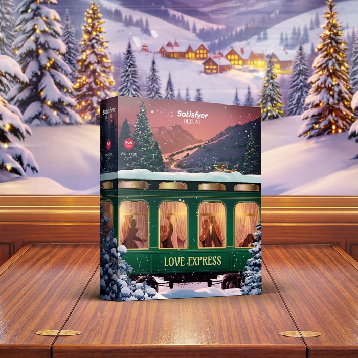 Подарунковий набір Satisfyer Love Express Deluxe Advent Calendar 2026, 24 сюрпризи