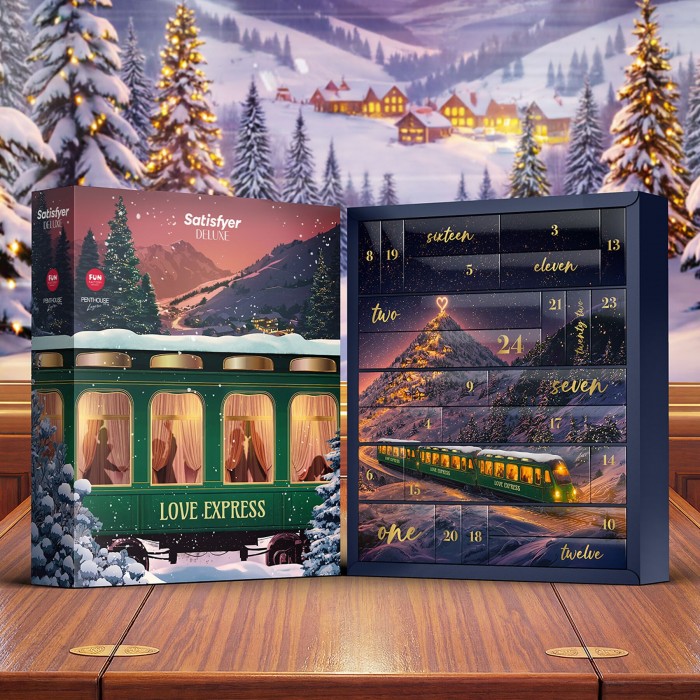 Подарунковий набір Satisfyer Love Express Deluxe Advent Calendar 2026, 24 сюрпризи