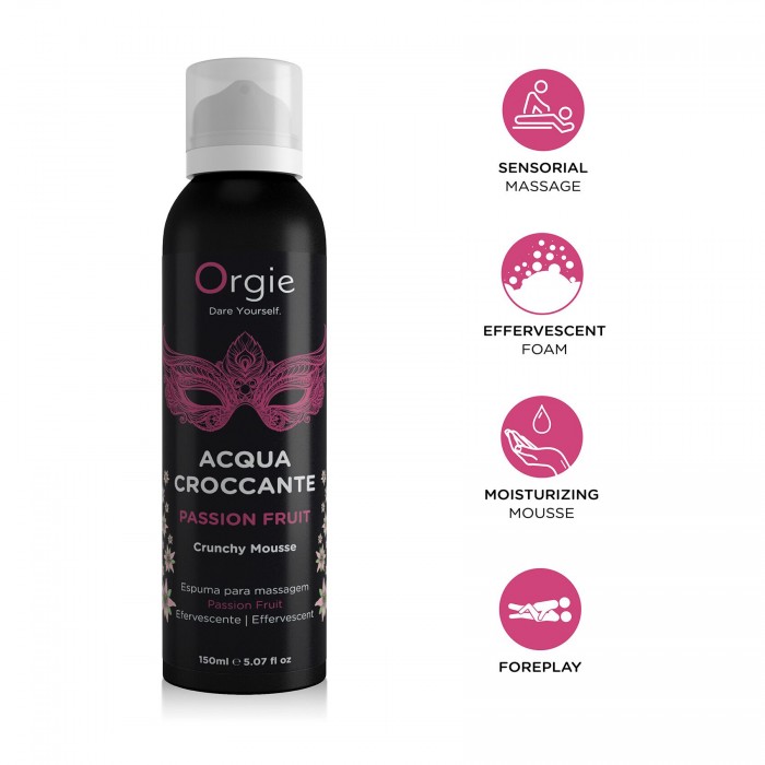 Массажная пенка Orgie – Acqua Croccante Passion Fruit (150 мл)
