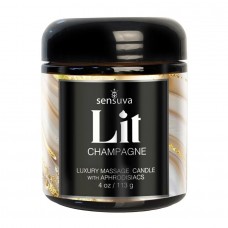 Масажна свічка Sensuva Lit Champagne Massage Candle 113 г