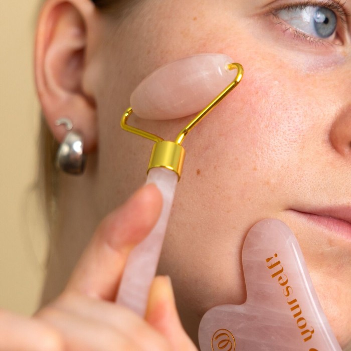 Елегантний набір масажерів гуаша Womanizer Gua Sha Set: ролер і скребок