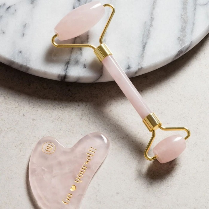 Елегантний набір масажерів гуаша Womanizer Gua Sha Set: ролер і скребок