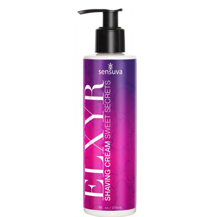 Крем для гоління Sensuva ELXYR Shaving Cream - Sweet Secrets, об'єм 236 мл