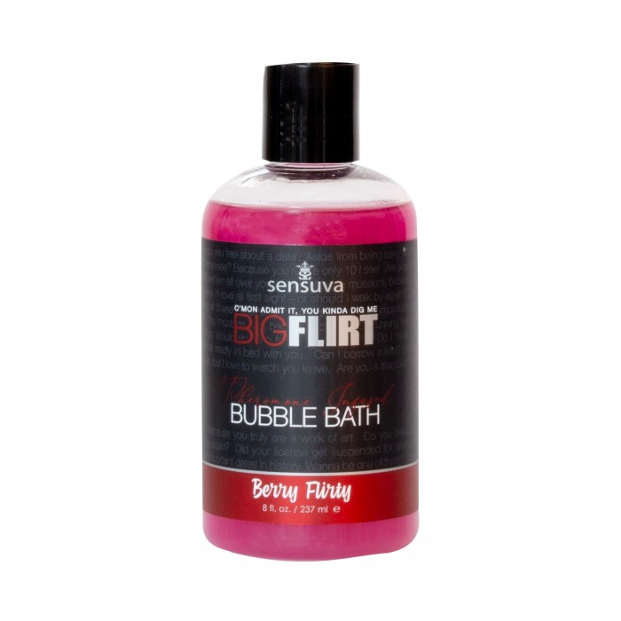 Піна для ванни Sensuva - Big Flirt Pheromone Bubble Bath - Berry Flirty (237 мл)