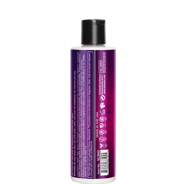 Гель для душу Sensuva Body Wash - Sweet Secrets, об'єм 236 мл