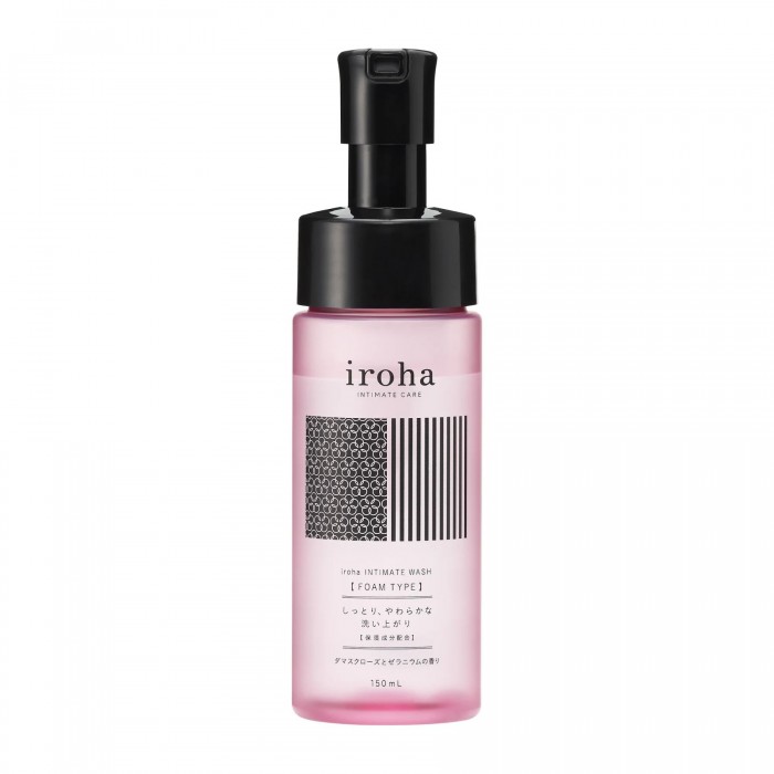 Пена для интимной гигиены Iroha Intimate Wash Foam Type Damask Rose and Geranium, объем 150 мл