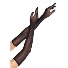 Митенки Leg Avenue Opera Length Fishnet Gloves, Черный, размер One Size