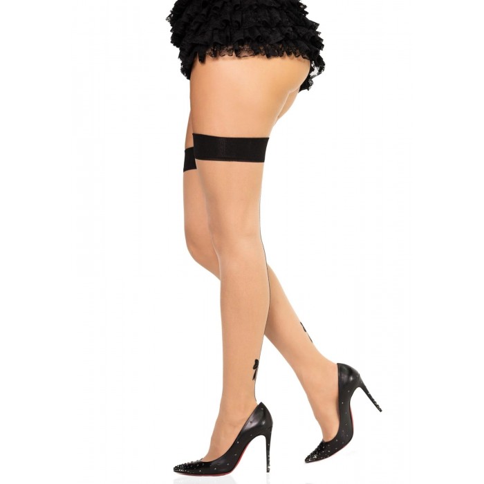 Еротичні панчохи Leg Avenue Spandex Backseam Stockings, розмір One Size