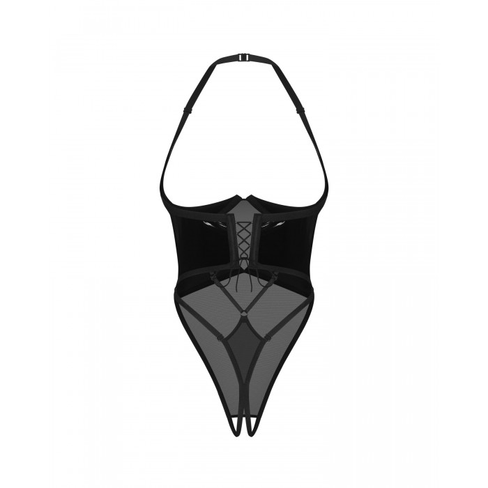 Эротическое боди Obsessive Rolleya crotchless teddy, размер L/XL