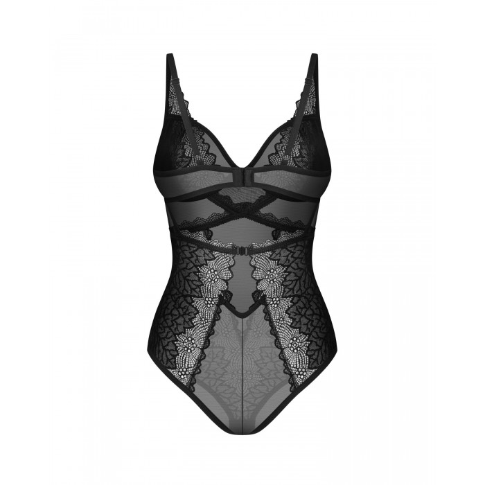Эротическое боди Obsessive Deina More teddy, размер S/M