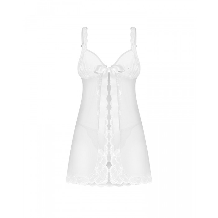 Еротичний бебі-дол Obsessive Weddya babydoll, розмір L/XL