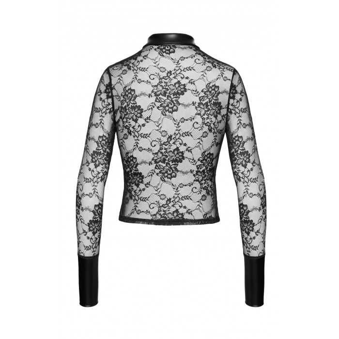 Блуза на пуговицах Noir Handmade F377 Noirelle Lace Button-up Shirt, размер M