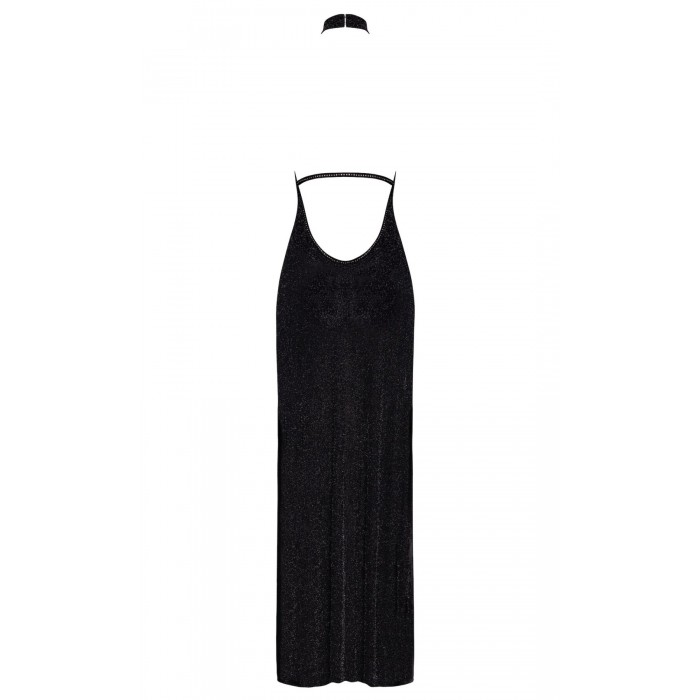 Довга сукня Noir Handmade F372 Onyx Twin-slit, розмір M