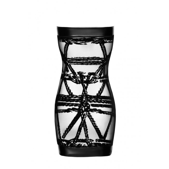Мини-платье Noir Handmade F359 Bondesque Off-shoulder, размер L