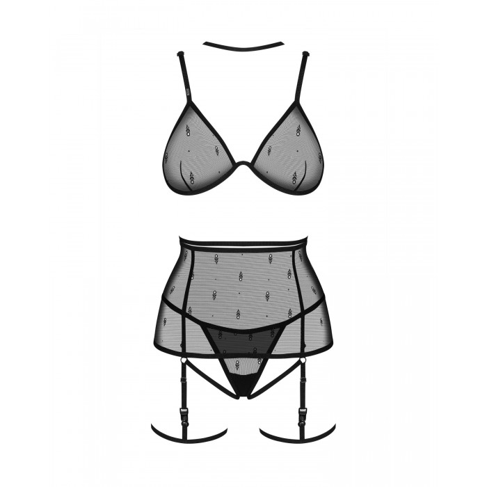 Комплект нижньої білизни Obsessive Anniverse Special 4-pcs set, розмір S/M