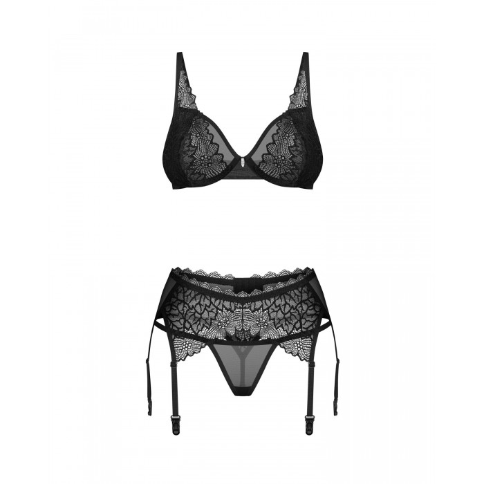 Комплект нижньої білизни Obsessive Deina More 3-pcs set, розмір S/M