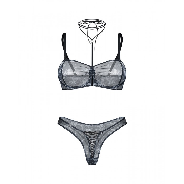 Комплект нижнего белья Obsessive Corrosis 2-pcs set, размер L/XL