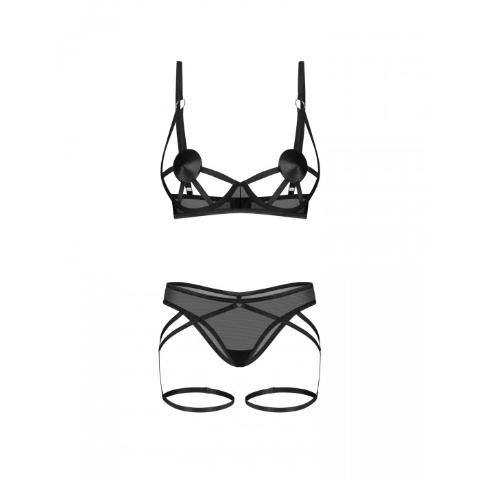 Еротичний комплект Obsessive Euridia 2-pcs, розмір M/L