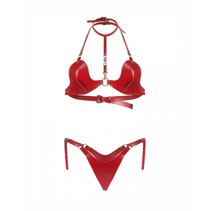 Эротический комплект Obsessive Inferro 2-pcs, размер S/M/L