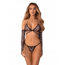Комплект нижньої білизни Obsessive Addia 3-pcs set, розмір S/M