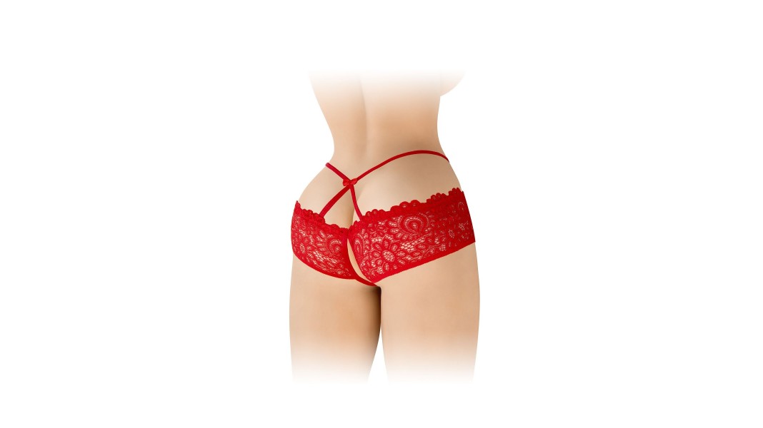 Эротические трусики с открытым доступом Fashion Secret Celia Red
