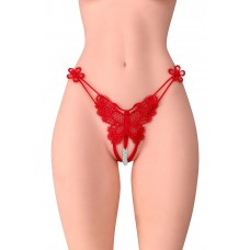 Трусики с жемчугом Fashion Secret Natasha, Красный цвет