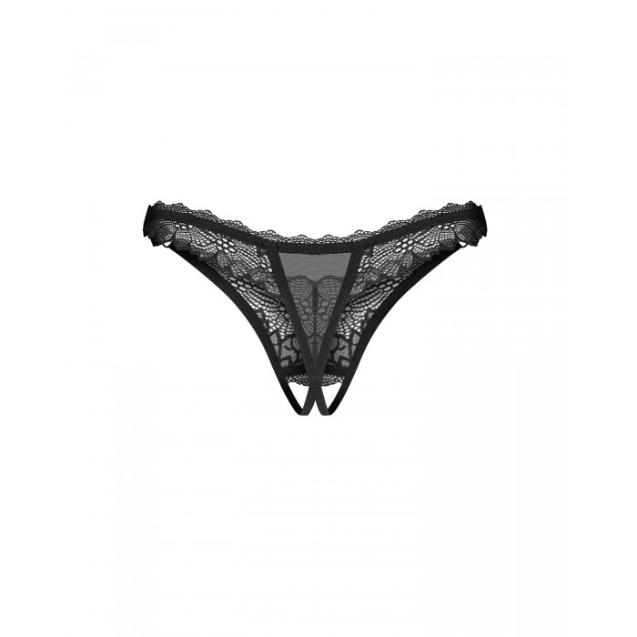 Эротические трусики Obsessive Deina More crotchless thong, размер L/XL