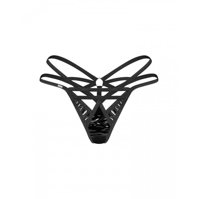 Эротические трусики Obsessive Keira Lise thong, размер L/XL, Черные