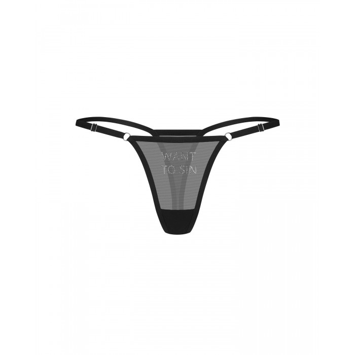 Эротические трусики Obsessive Violami Sin thong, размер L/XL