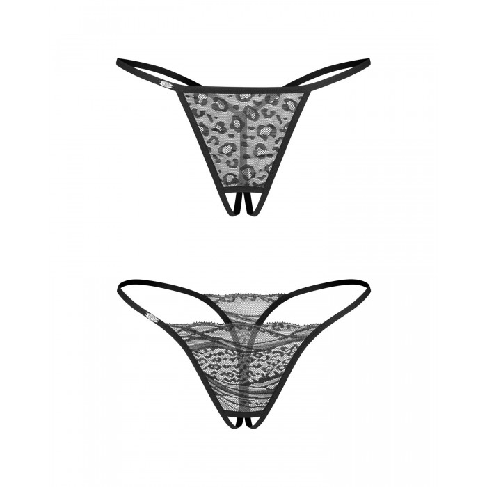 Набор трусиков с доступом Obsessive Bianca 2-pack, размер S/M