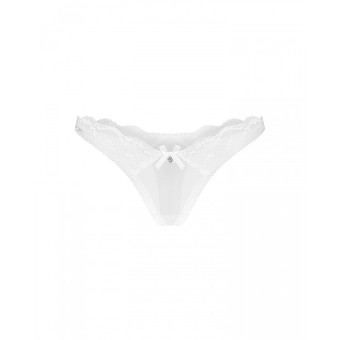 Эротические трусики Obsessive Weddya thong, размер S/M